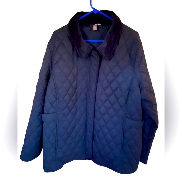 NWOT Women’s Plus Size Quilted Jacket (3XL; color: black) - Picture 2 of 7